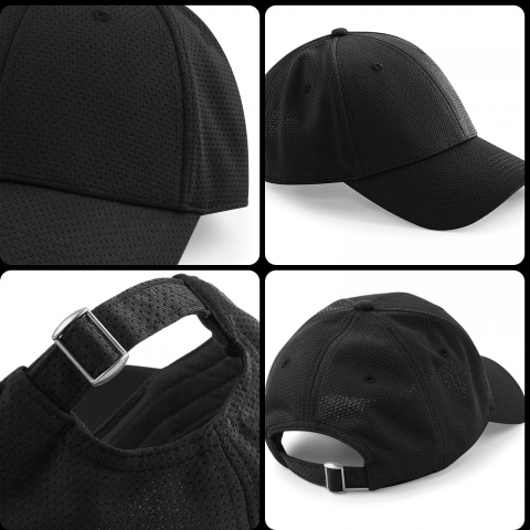 Sapca sport Air, tesatura respirabila, unisex, universala, negru [2]