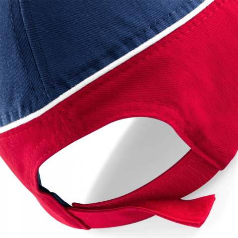 Sapca Team, model Polo, barbati, universala, bleumarin-rosu [2]