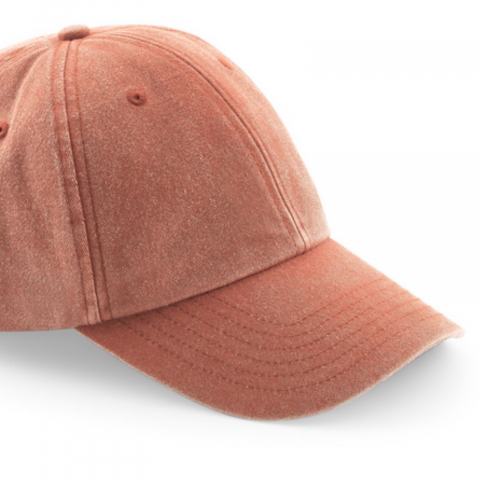 Sapca Vintage Low, 100% bumbac, marime universala, unisex, vintage orange [1]