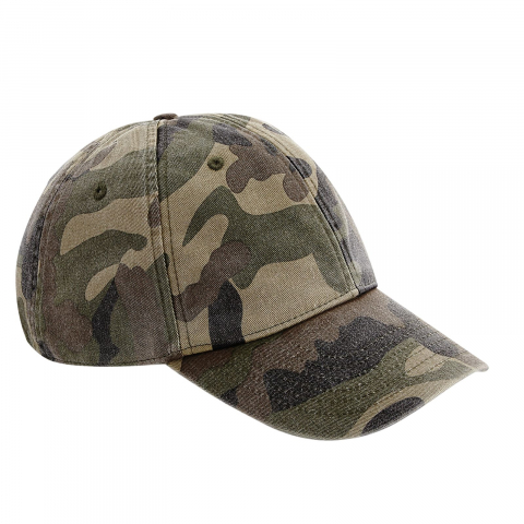 Șepci & Pălării - Sapca Vintage Low, 100% bumbac, marime universala, unisex, vintage camuflaj