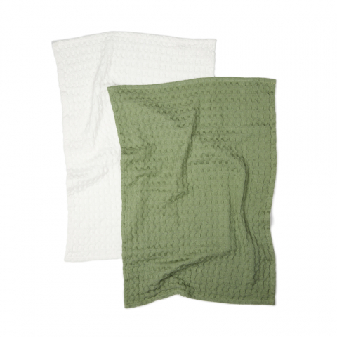 Set 2 prosoape de bucatarie VINGA Cromer waffle [1]
