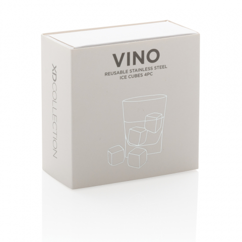 Set 4 cuburi de gheață din oțel inoxidabil [9]