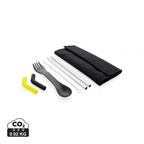 Accesorii bucătărie - Set de paie și tacâmuri Tierra