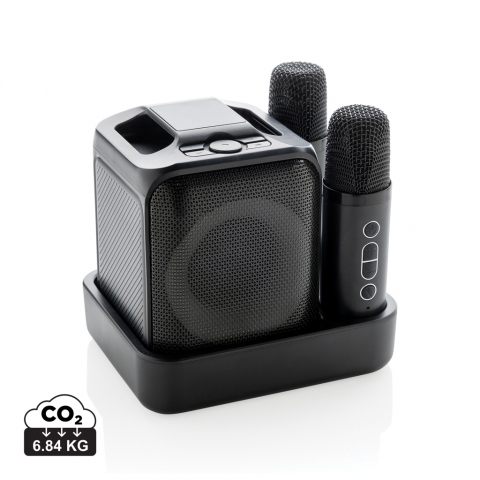 Set karaoke stereo cu 2 microfoane Boxe - Set karaoke stereo cu 2 microfoane