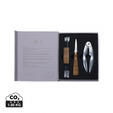 Accesorii bucătărie - Set Story of Seafood – cuțit pentru stridii și accesorii fructe de mare