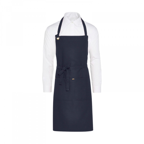 Șorțuri - Sort bucatarie Cook, Ronic X, 100% bumbac, panza twill fina, buzunar cu doua compartimente (40 x 20 cm), 90 x 75 cm, compatibil cu masina de spalat, unisex, navy