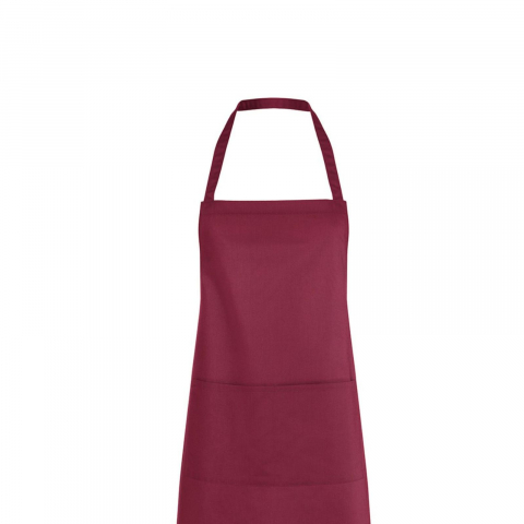 Sort bucatarie Denmark, 65% poliester 35% bumbac, buzunar frontal cu 2 compartimente, rezistent la pete, visiniu [1]