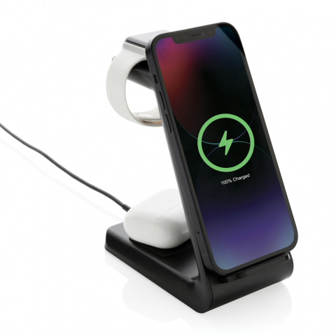 Stand de încărcare wireless 3 în 1, 15W [6]