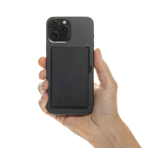 Standard aluminium RFID magnetic phone cardholder [4]