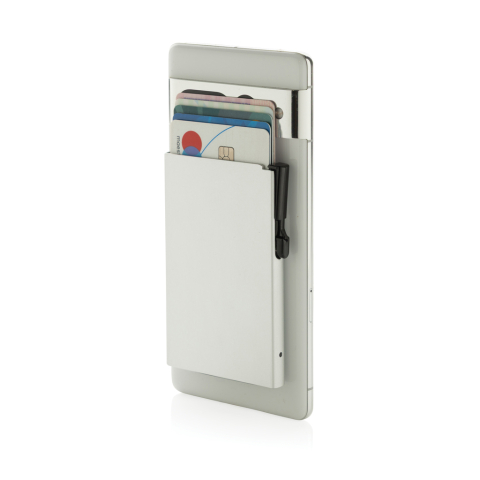 Standard aluminium RFID magnetic phone cardholder [3]