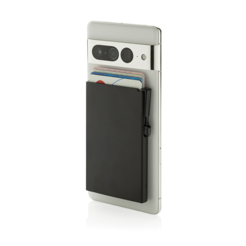 Standard aluminium RFID magnetic phone cardholder [3]