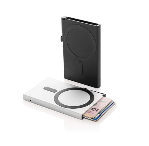 Standard aluminium RFID magnetic phone cardholder [6]