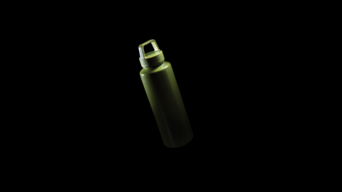 Sticlă frumoasă cu mâner din PP reciclat – 500 ml [7]
