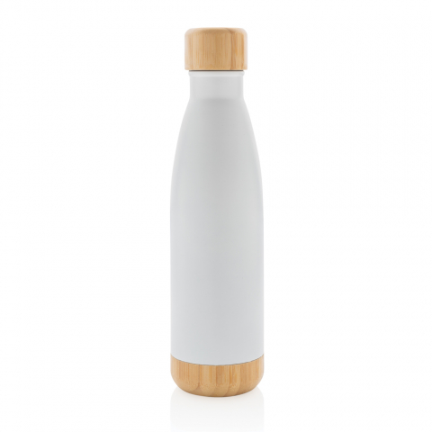 Sticlă termică din inox cu detalii din bambus – 520 ml [2]