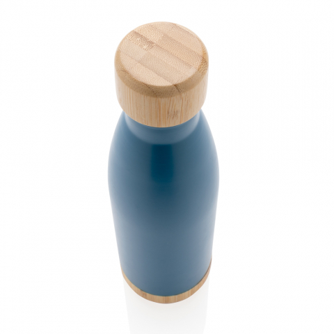 Sticlă termică din inox cu detalii din bambus – 520 ml [3]