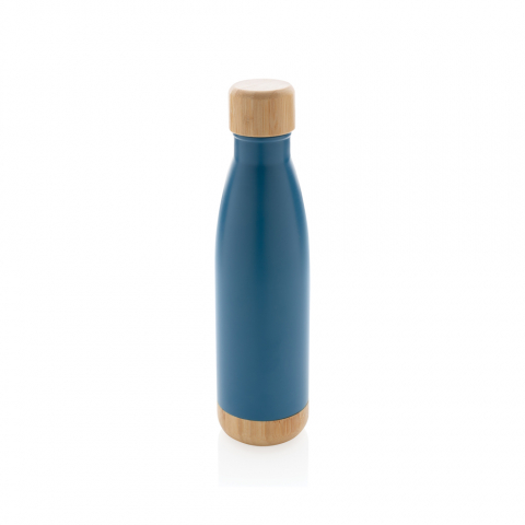 Sticlă termică din inox cu detalii din bambus – 520 ml [1]