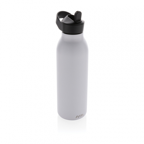 Sticlă termoizolantă Ara cu pai și capac flip-top – 500 ml [1]