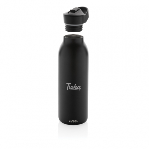 Sticlă termoizolantă Ara cu pai și capac flip-top – 500 ml [8]