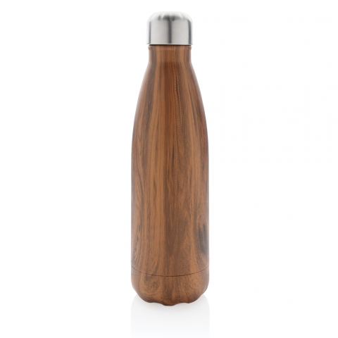 Sticlă termos din inox cu imprimeu lemn – 500 ml [3]
