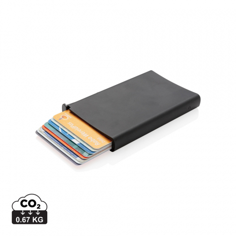 GENȚI - Suport carduri din aluminiu RFID – compact și sigur