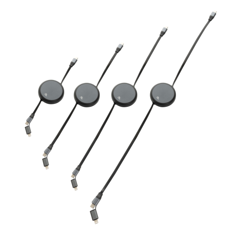 Terra RCS recycled aluminium retractable 240W 2-in-1 cable [2]