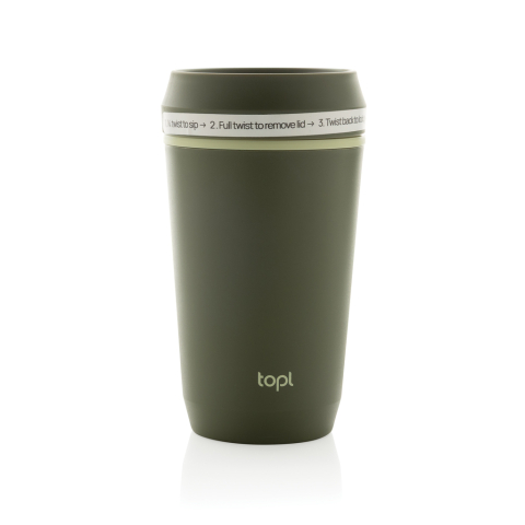 Topl Recycled Plastic To Go Tumbler Patented 360 Lid 354ml [3]