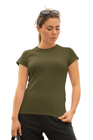 OUTLET -40% - Tricou dama, model clasic, bumbac