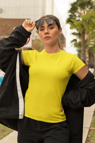 Tricou dama, model clasic, bumbac [4]