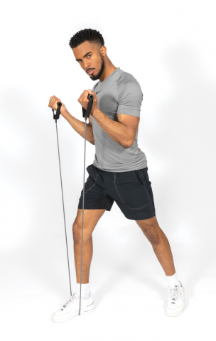 Tub de rezistență puternică cu husă și manual de exerciții [5]