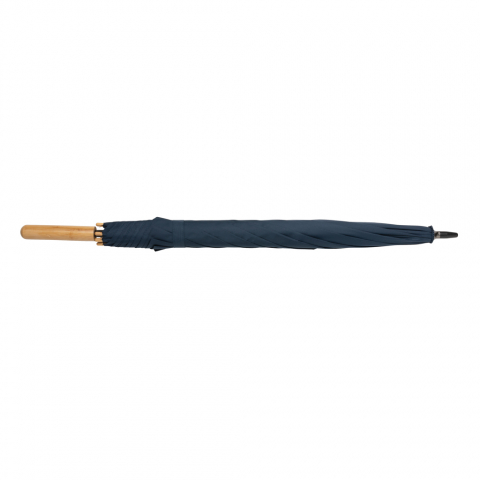 Umbrelă 23" Impact AWARE™, mâner elegant din bambus [3]