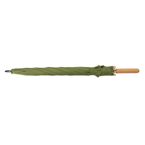 Umbrelă 23" Impact AWARE™, mâner elegant din bambus [3]