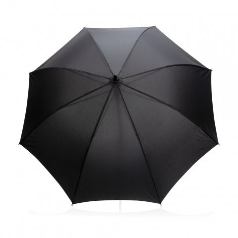 Umbrelă 23" Impact AWARE™, mâner elegant din bambus [2]