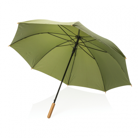 Umbrelă 27" Impact AWARE™, mâner in bambus [4]