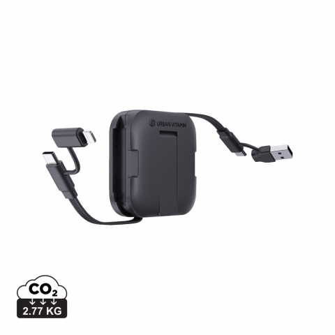 Stație de încărcare all-in-one, cu suport magnetic și cablu retractabil Adaptoare & cabluri - Stație de încărcare all-in-one, cu suport magnetic și cablu retractabil