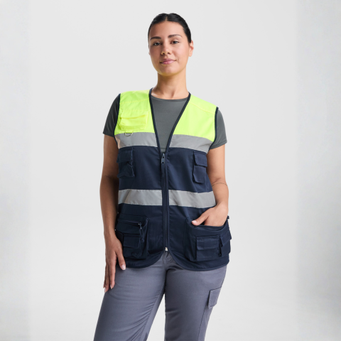HI-VIS - Vesta reflectorizanta cu buzunare, Beta
