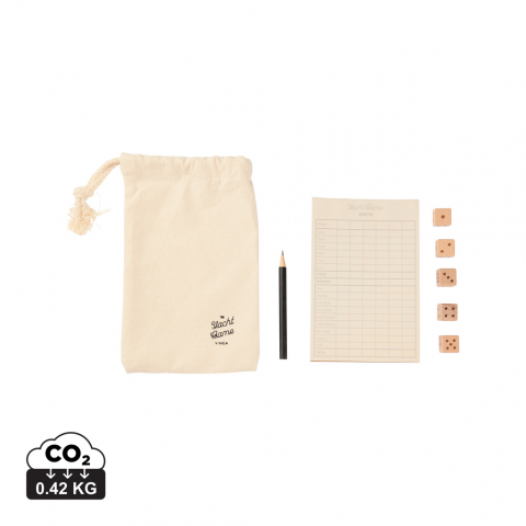 Set de joc cu zaruri din lemn certificat FSC® Jocuri - Set de joc cu zaruri din lemn certificat FSC®