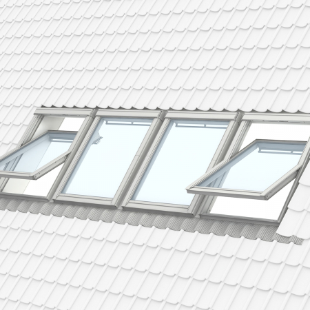Fereastră de mansardă VELUX GLU 0051 cu actionare de sus [4]