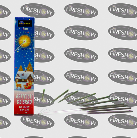 Rachete si altele - Artificii de brad 16cm