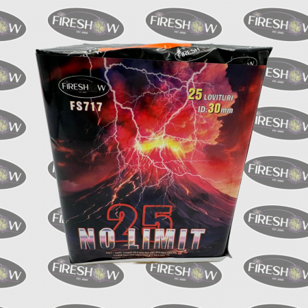 Baterii Cat. T1 - BATERIE NO LIMIT 25 F ,calibru 30mm FS717, CAT T1