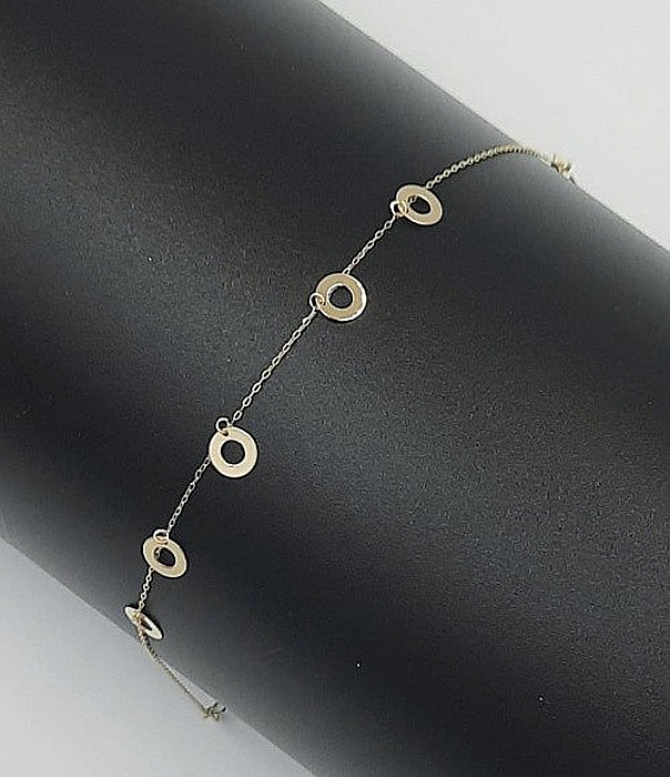 Bratara de aur 14K mobila Fluturasi- Bratari de aur dama [2]