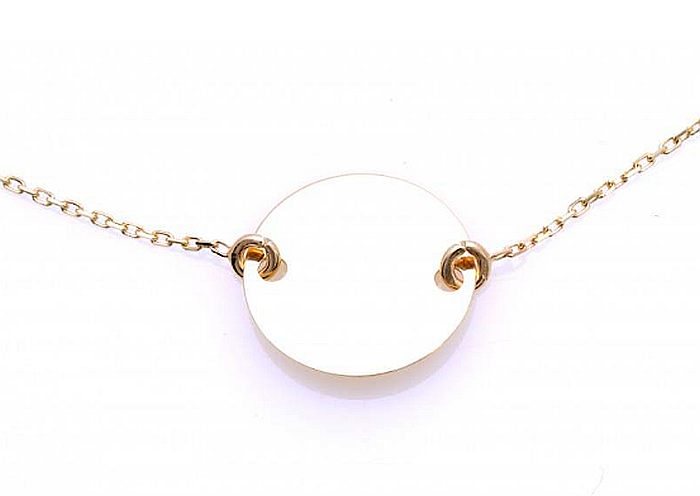 Bratara din aur 14K dama cu Banut - Bratari de aur femei [3]