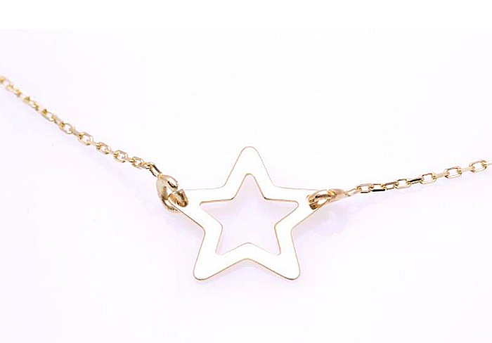 Bratara din aur 14K dama Steluta - Bratari aur dama [2]