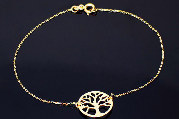 Bratara din aur galben 14k mobila dama Pomul vietii [2]