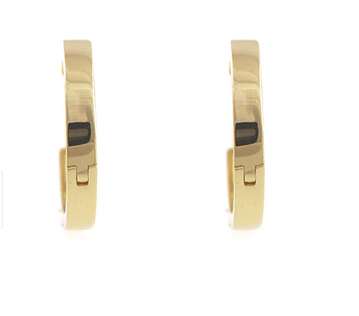 Cercei de aur 14K rotunzi nou nascuti bebelusi Tortite cu pietricica 9 mm [3]