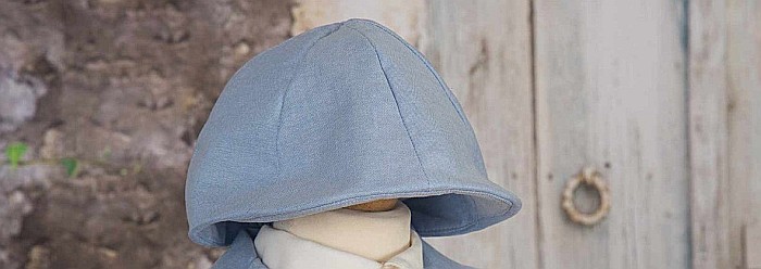 Costum botez baiat bleu de vara BENNY din stofa, 5 piese [4]