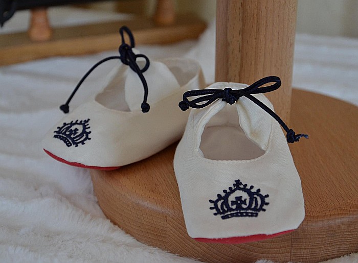 Costum botez baiat CROWN cu blazon brodat [4]