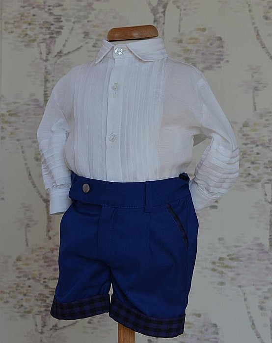 Costum botez baiat, lejer si elegant pentru vara, 4 piese, DODO [3]