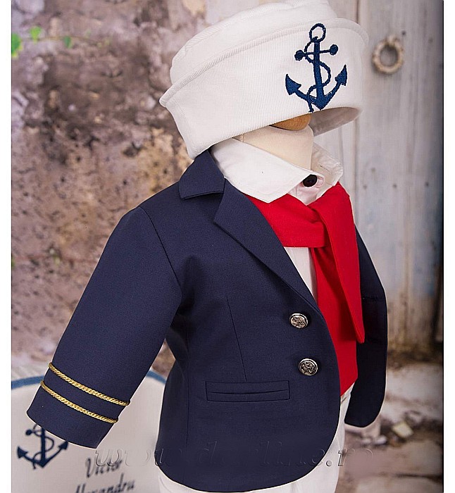 Costum botez baiat MARINAR, 6 piese [2]