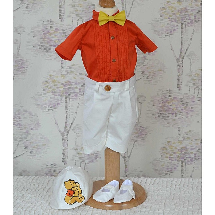 Costum botez baieti de vara haios model WINNIE [2]