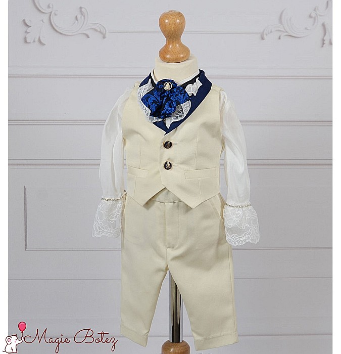 Costum botez baieti pentru vara Giuseppe, 7 piese [7]